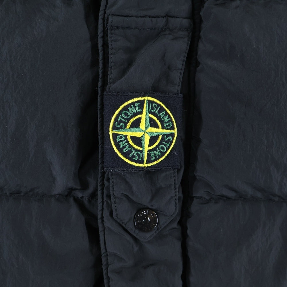 STONE ISLAND(ストーンアイランド) 21AW キルティング ダウンベスト 7515711G2-B ブラック