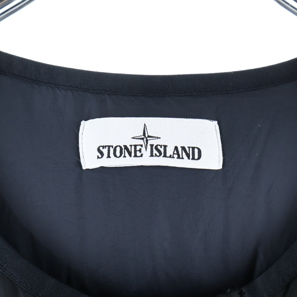 STONE ISLAND(ストーンアイランド) 21AW キルティング ダウンベスト 7515711G2-B ブラック