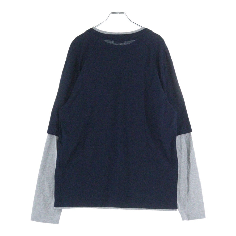 CELINE(セリーヌ) 25SS レイヤードルーズ長袖Tシャツ RX06N671Q ネイビー