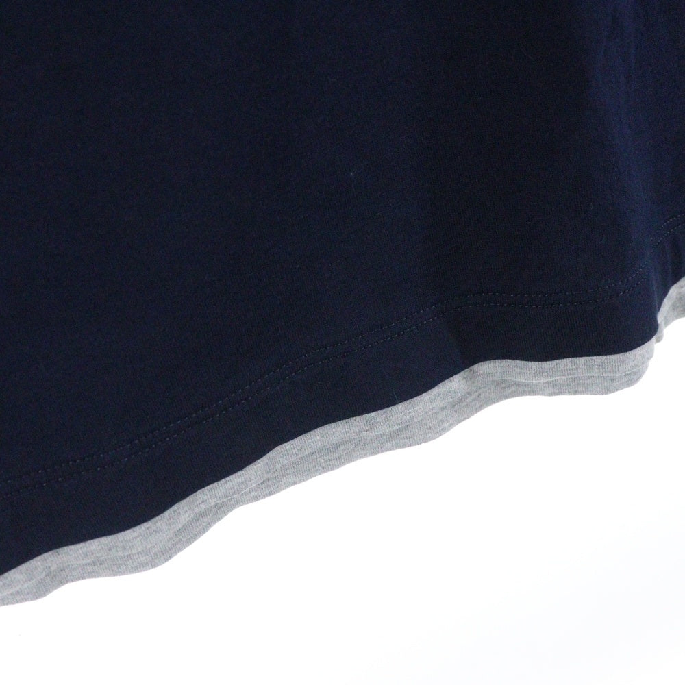 CELINE(セリーヌ) 25SS レイヤードルーズ長袖Tシャツ RX06N671Q ネイビー