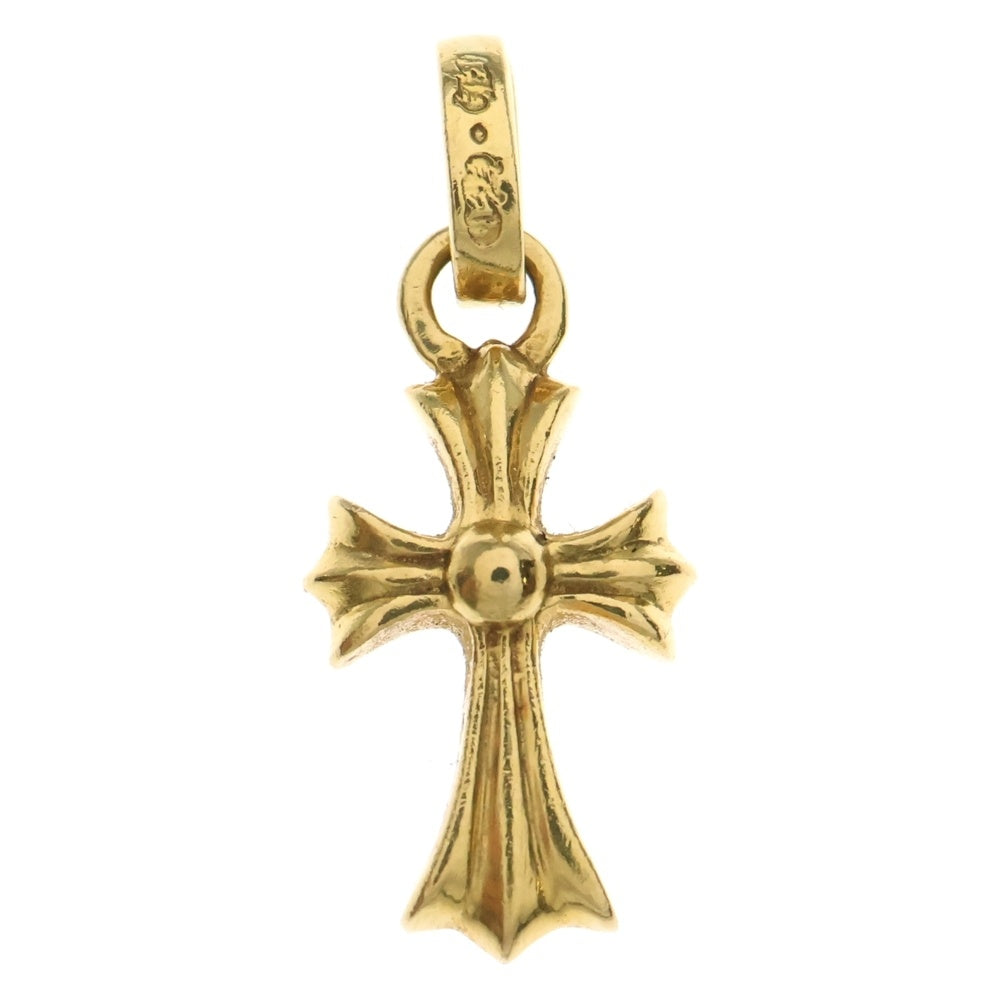 CHROME HEARTS(クロムハーツ) 22K CRS BBYFAT P/DIA ベイビーファットクロス PAVEダイヤ ペンダントトップ ゴールド BCA035
