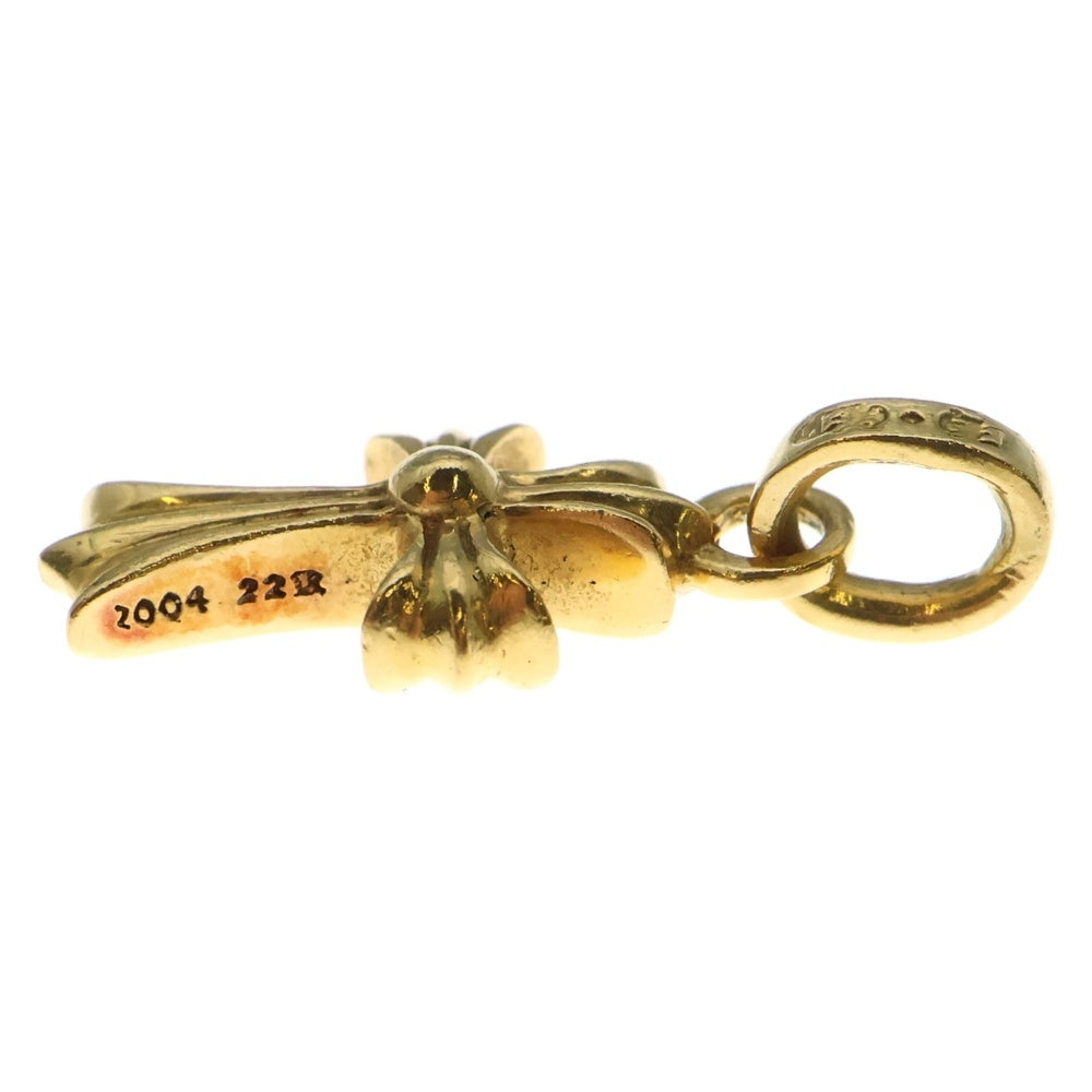 CHROME HEARTS(クロムハーツ) 22K CRS BBYFAT P/DIA ベイビーファットクロス PAVEダイヤ ペンダントトップ ゴールド BCA035