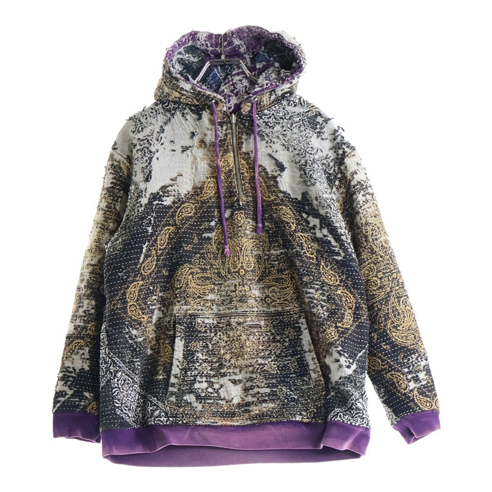 PROLETA RE ART(プロレタリアート) UROBOROS HOODIE ウロボロスフーディ パーカー 刺し子 マルチカラー