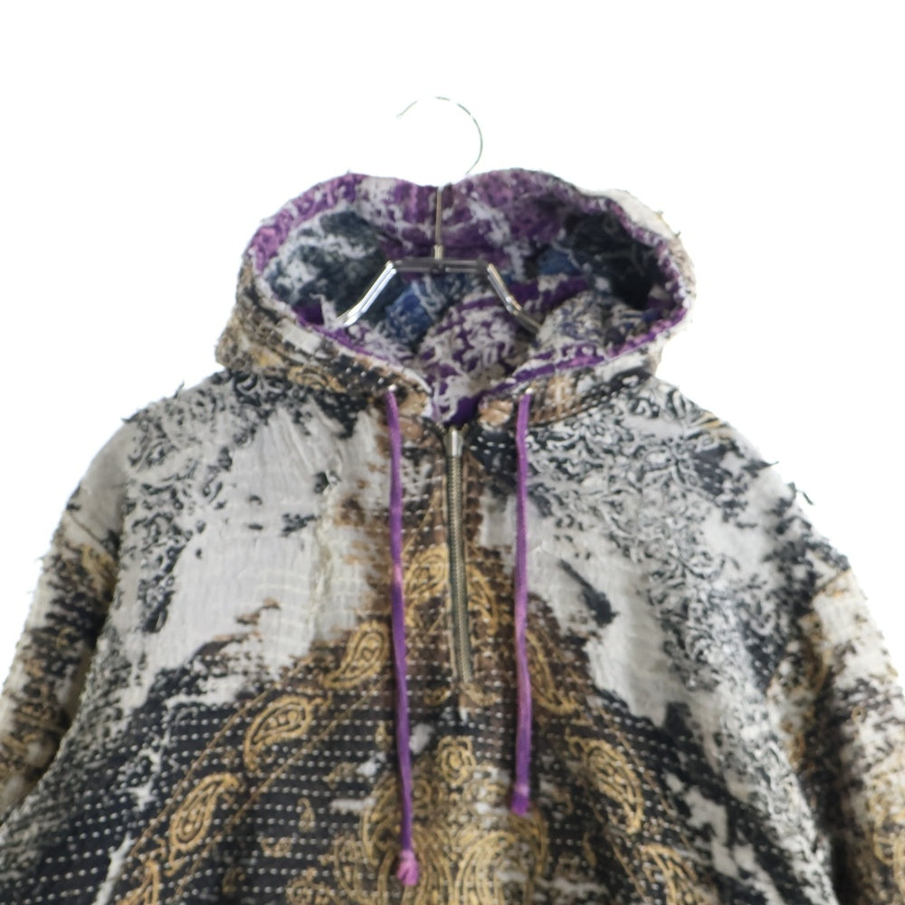 PROLETA RE ART(プロレタリアート) UROBOROS HOODIE ウロボロスフーディ パーカー 刺し子 マルチカラー