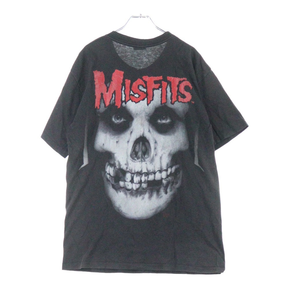VINTAGE(ヴィンテージ) 90s MISFITS BIG SKULL DOUBLE SIDE TEE ミスフィッツ Tシャツ ブラック