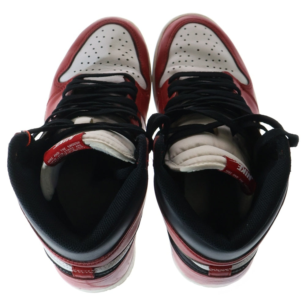 NIKE(ナイキ) 2015年製 AIR JORDAN 1 RETRO HIGH OG CHICAGO 555088-101 エアジョーダン1 シカゴ ハイカットスニーカー US9.5/27.5cm レッド/ホワイト