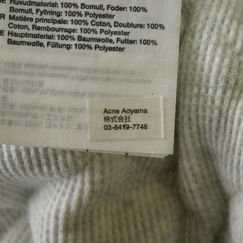 Acne Studios(アクネ ストゥディオズ) Kiss Of Death Appliqued Vest FA-UX- OUTW000069 C90083- キスオブデス ジップアップベスト ホワイト