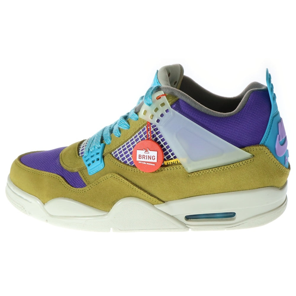 NIKE(ナイキ) ×UNION AIR JORDAN 4 RETRO SP DESERT MOSS DJ5718-300 エアジョーダン4 デザートモス ハイカットスニーカー マルチ US11/29.0cm