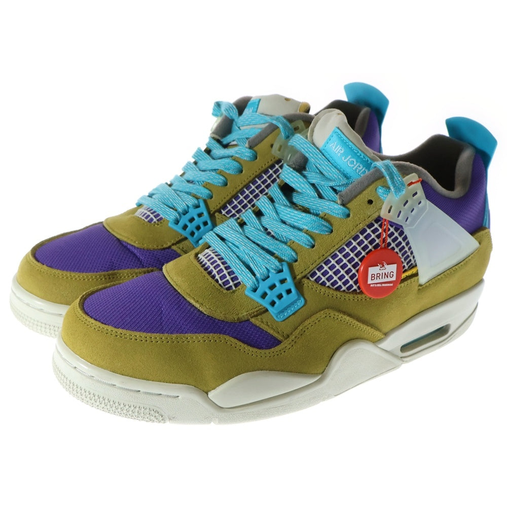NIKE(ナイキ) ×UNION AIR JORDAN 4 RETRO SP DESERT MOSS DJ5718-300 エアジョーダン4 デザートモス ハイカットスニーカー マルチ US11/29.0cm