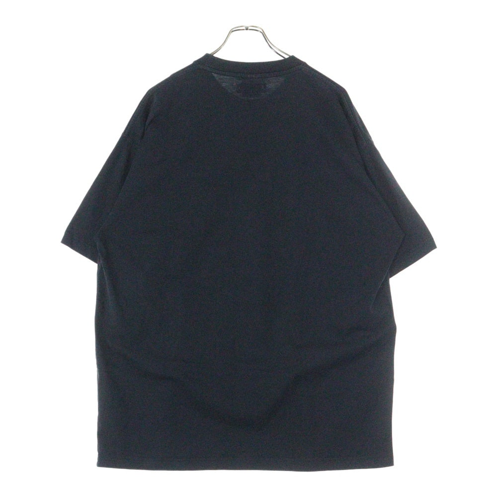 VETEMENTS(ヴェトモン) 21AW ワイルドユニコーン ジュラシックロゴ プリント 半袖Tシャツ カットソー ブラック UA52TR320B