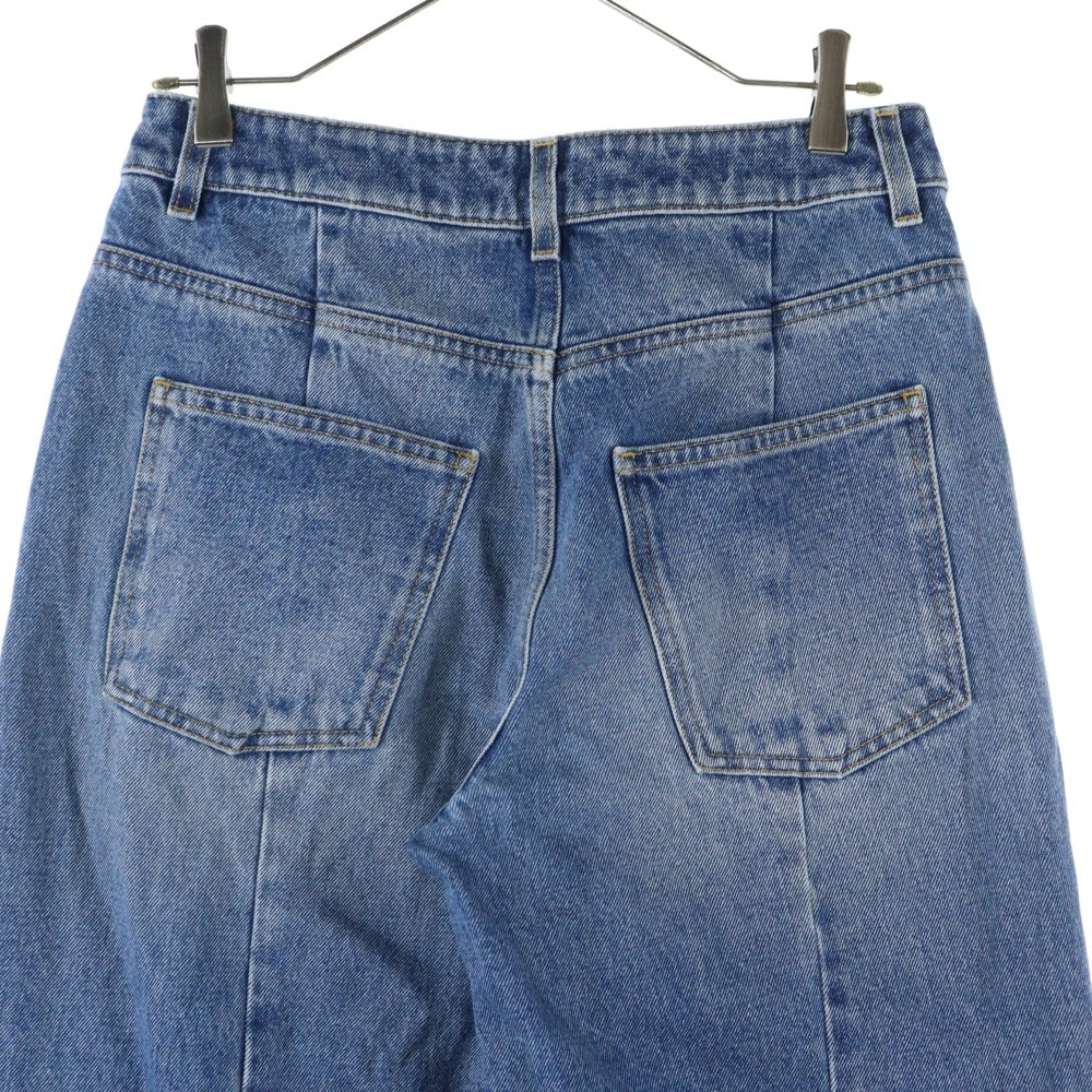 GIVENCHY(ジバンシィ) ヴィンテージ エフェクト ワイドレッグ ジーンズ デニムパンツ BW51375Y86 インディゴ