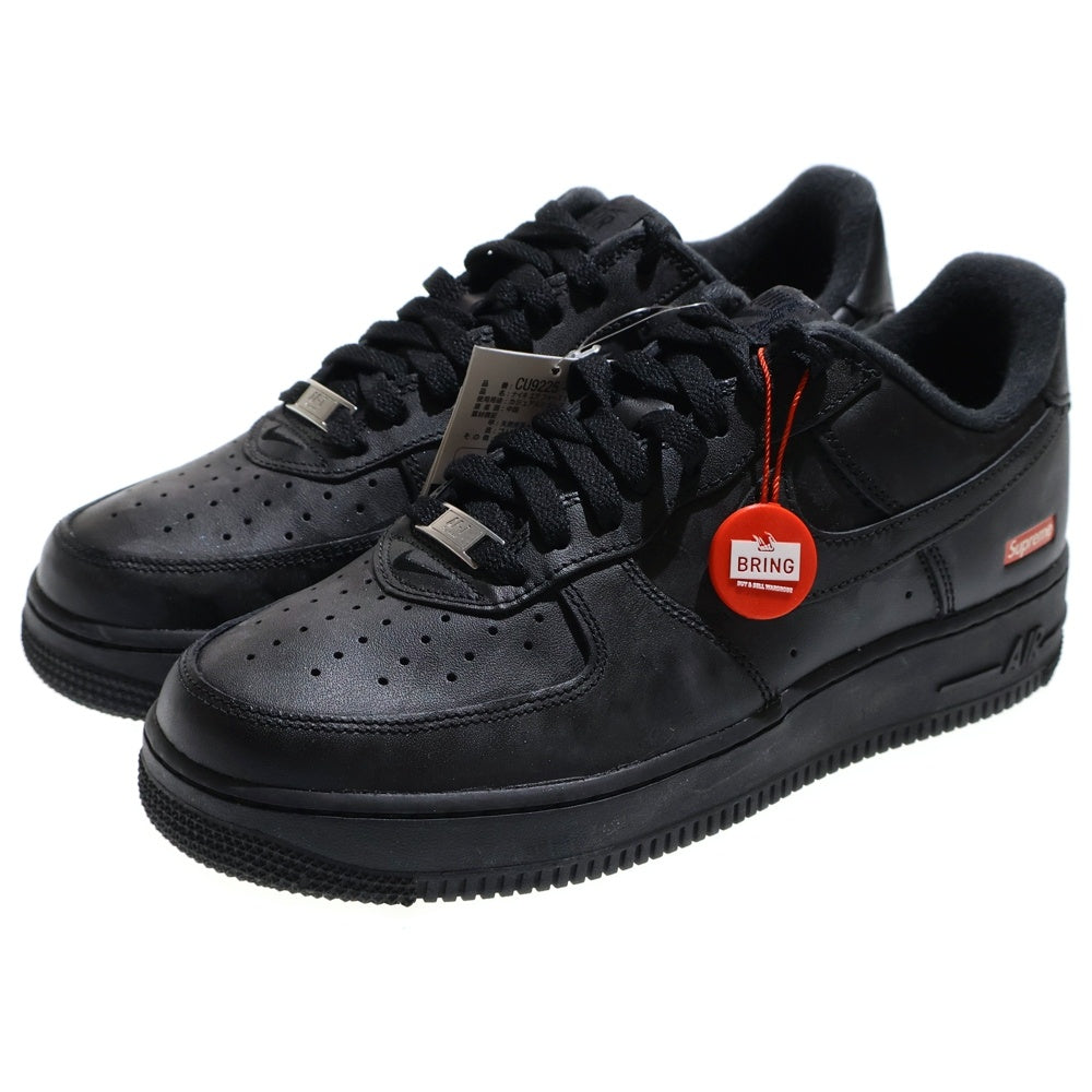 NIKE(ナイキ) ×SUPREME AIR FORCE 1 LOW CU9225-001 エアフォース1 ローカットスニーカー ブラック US9/27.0cm
