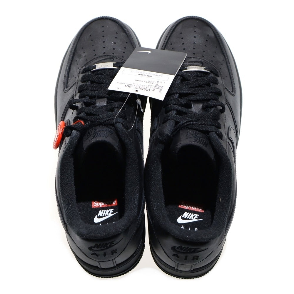 NIKE(ナイキ) ×SUPREME AIR FORCE 1 LOW CU9225-001 エアフォース1 ローカットスニーカー ブラック US9/27.0cm