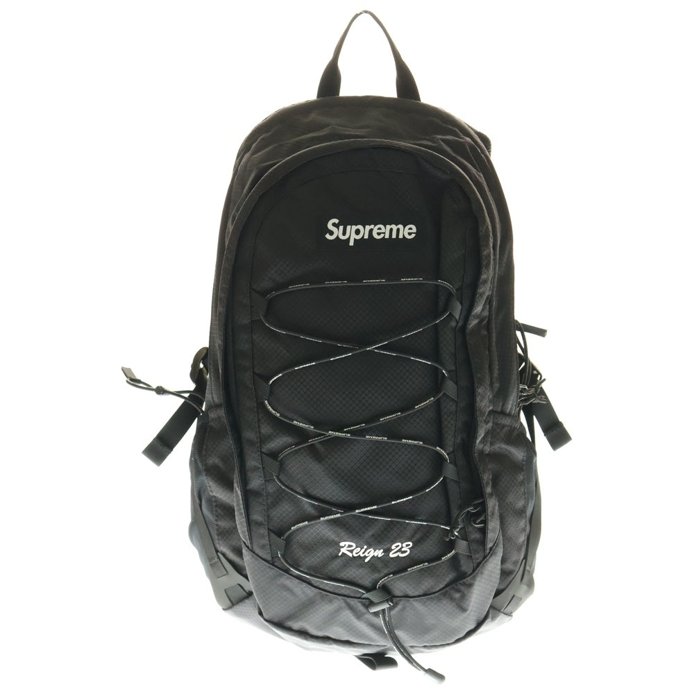 SUPREME(シュプリーム) 22SS Reign 23 cordura Backpack コーデュラ 刺繍 バックパック ブラック