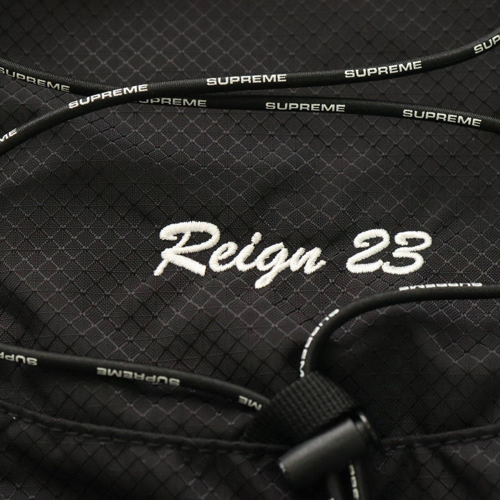 SUPREME(シュプリーム) 22SS Reign 23 cordura Backpack コーデュラ 刺繍 バックパック ブラック