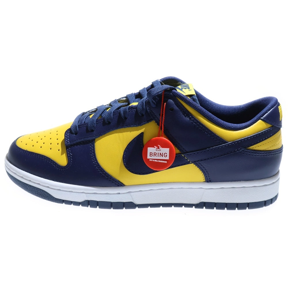 NIKE(ナイキ) DUNK LOW MICHIGAN DD1391-700 ダンク ミシガン ローカットスニーカー ネイビー/イエロー US9/27.0cm