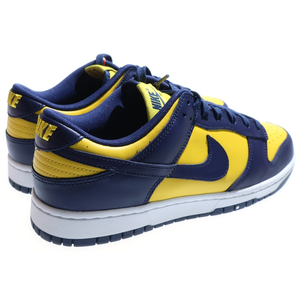 NIKE(ナイキ) DUNK LOW MICHIGAN DD1391-700 ダンク ミシガン ローカットスニーカー ネイビー/イエロー US9/27.0cm