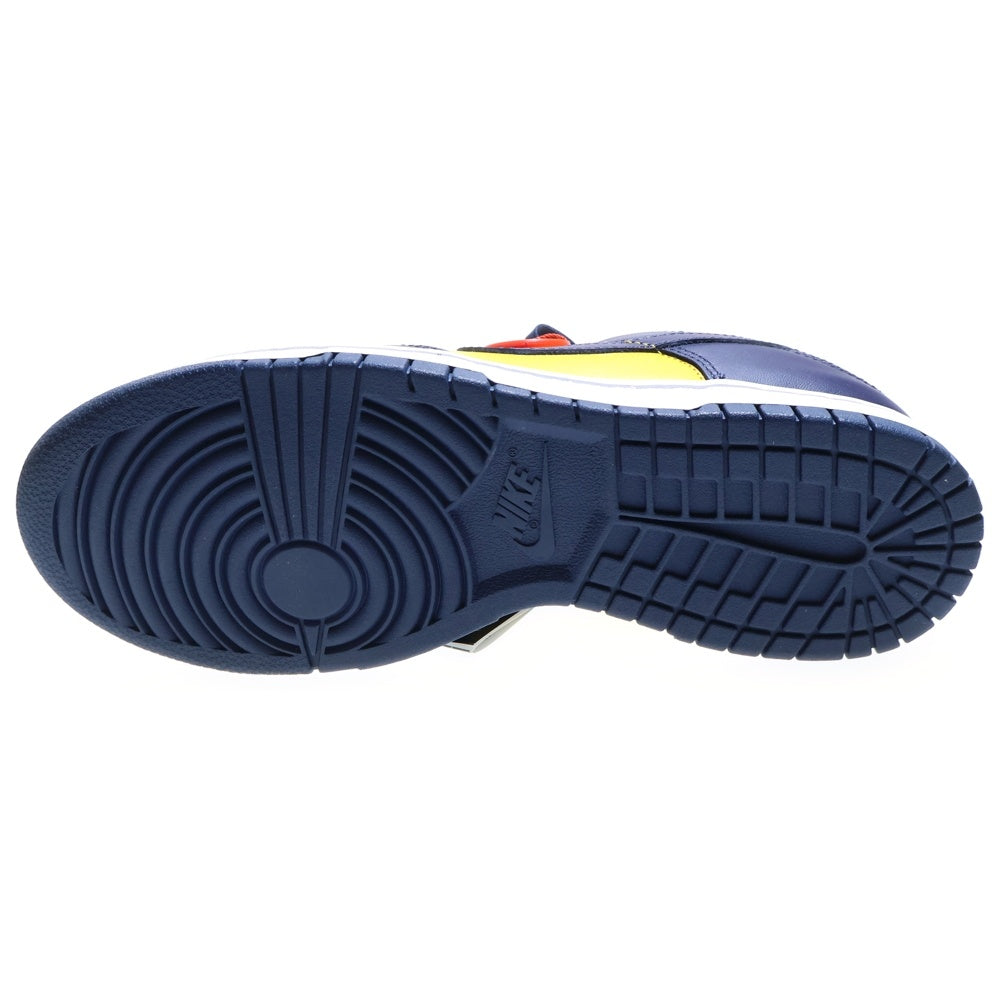 NIKE(ナイキ) DUNK LOW MICHIGAN DD1391-700 ダンク ミシガン ローカットスニーカー ネイビー/イエロー US9/27.0cm