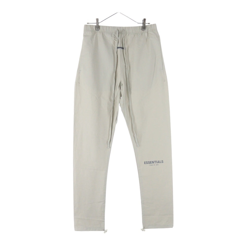ESSENTIALS FEAR OF GOD(エッセンシャル フィアオブゴッド) NYLON TRACK PANTS ラバーロゴ ナイロントラックパンツ グレー