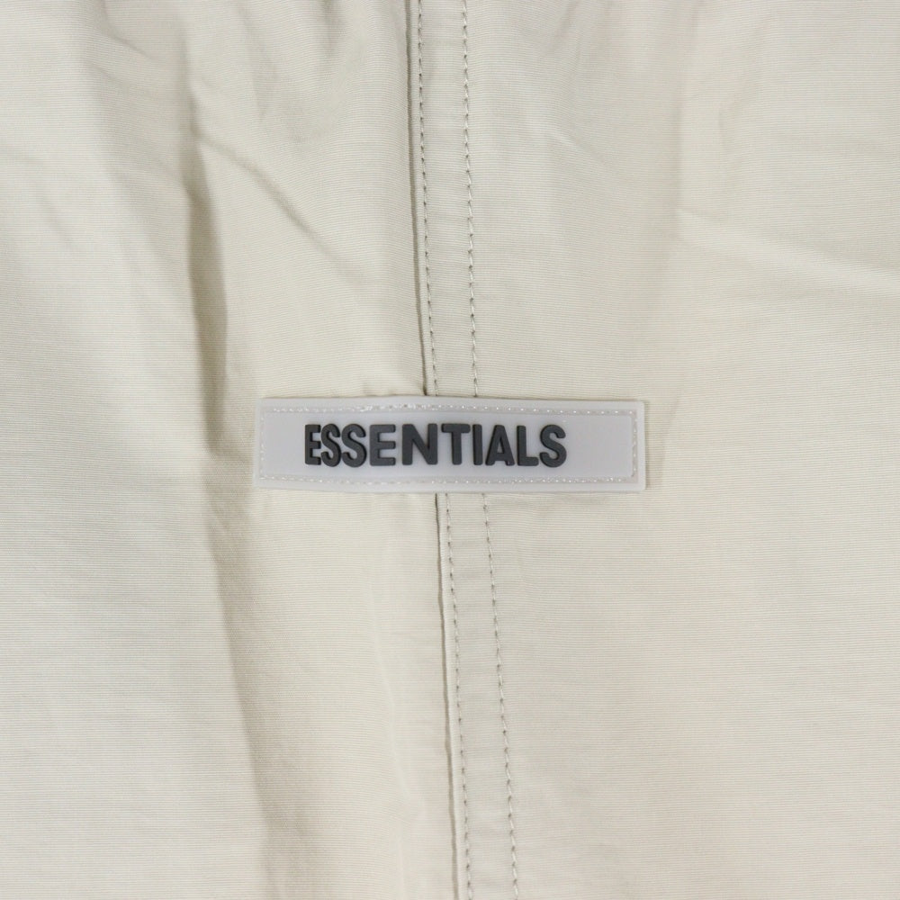 ESSENTIALS FEAR OF GOD(エッセンシャル フィアオブゴッド) NYLON TRACK PANTS ラバーロゴ ナイロントラックパンツ グレー