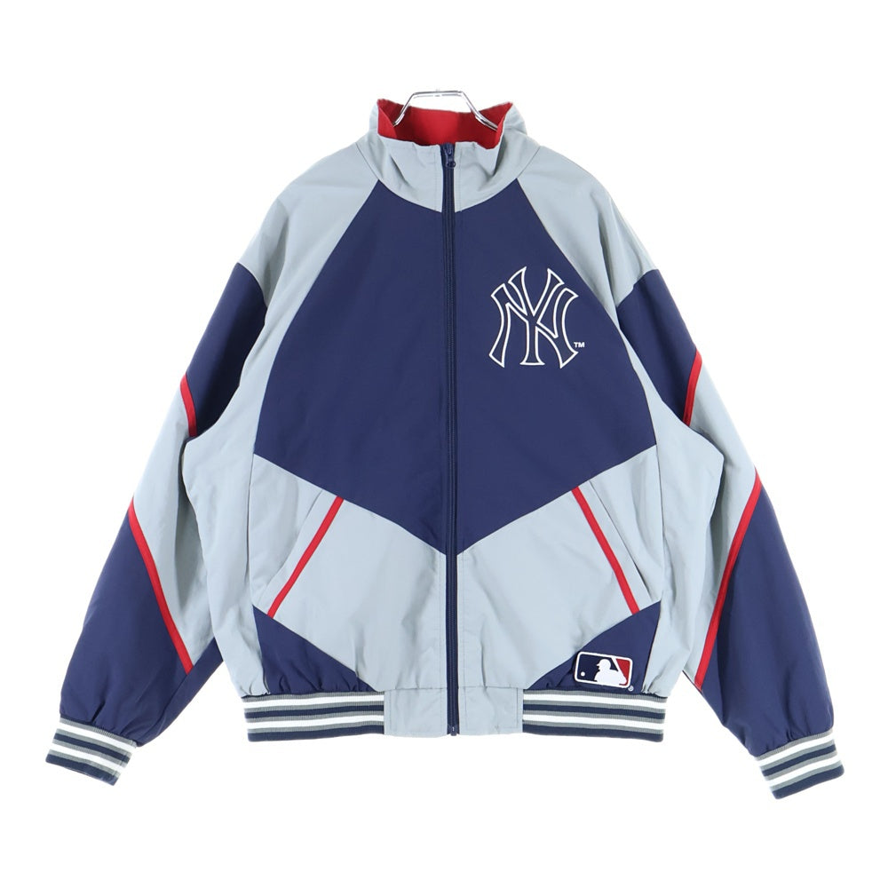 SUPREME(シュプリーム) 21AW ×MLB New York Yankees Track Jacket エムエルビー ニューヨークヤンキース トラックジャケット ネイビー/グレー