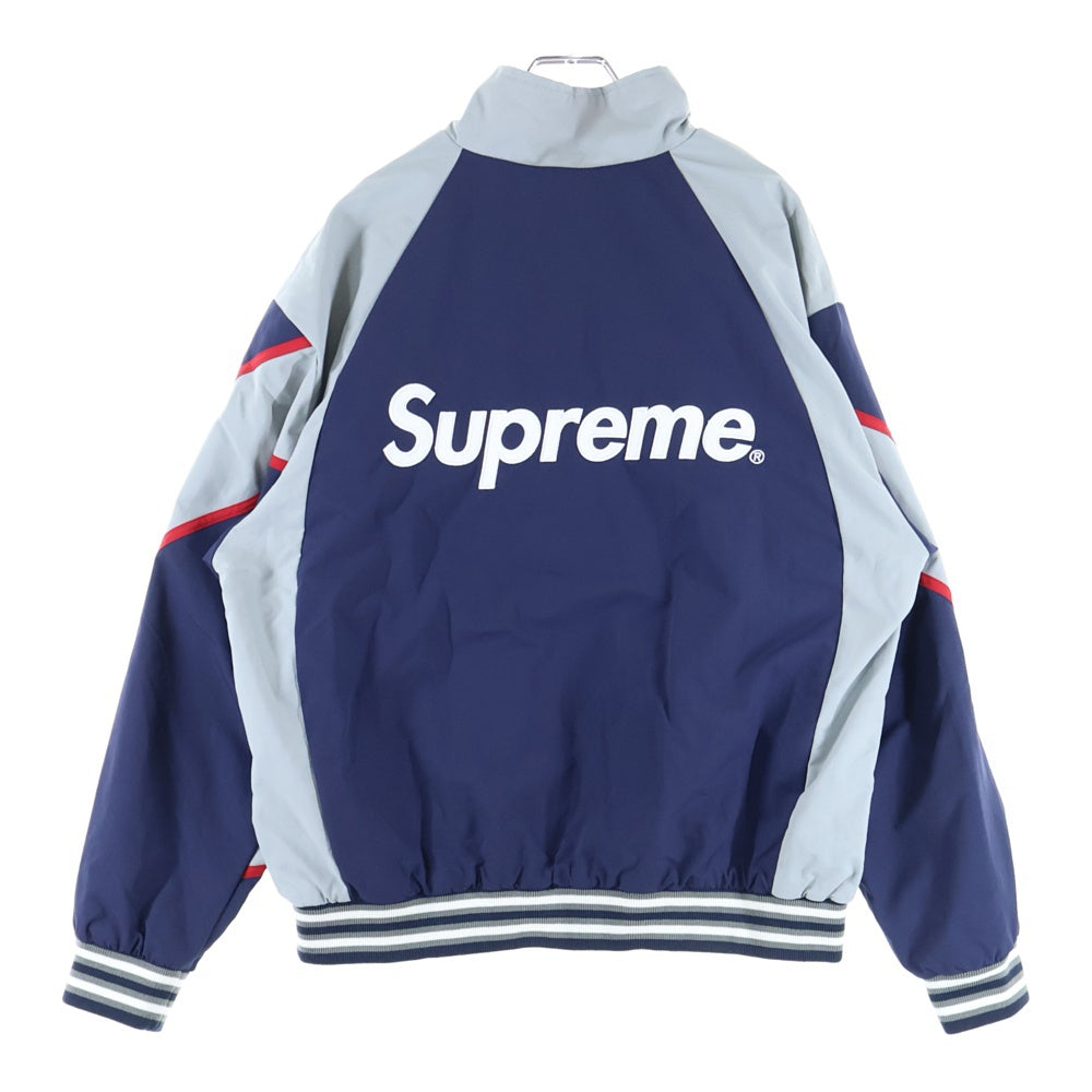 SUPREME(シュプリーム) 21AW ×MLB New York Yankees Track Jacket エムエルビー ニューヨークヤンキース トラックジャケット ネイビー/グレー