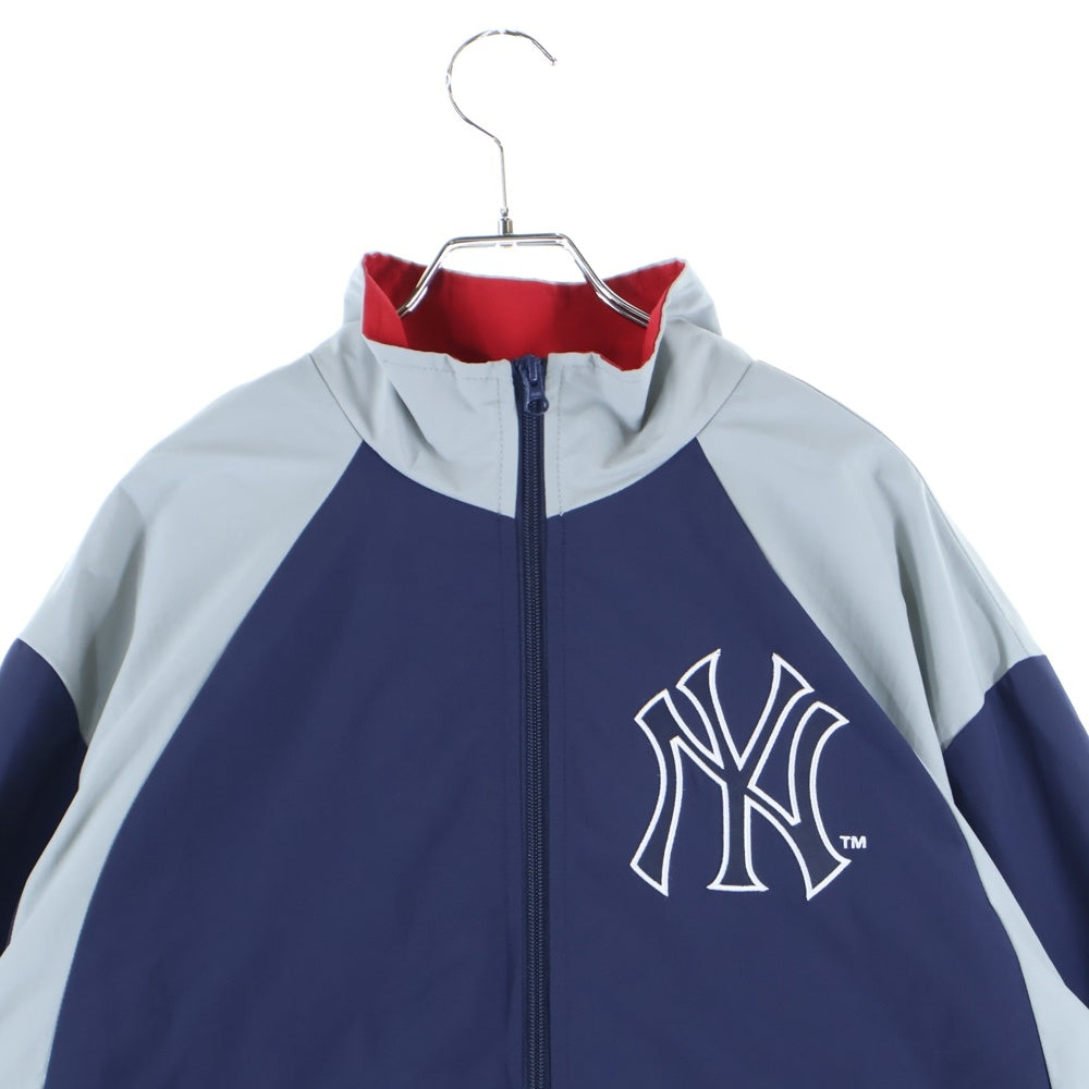SUPREME(シュプリーム) 21AW ×MLB New York Yankees Track Jacket エムエルビー ニューヨークヤンキース トラックジャケット ネイビー/グレー