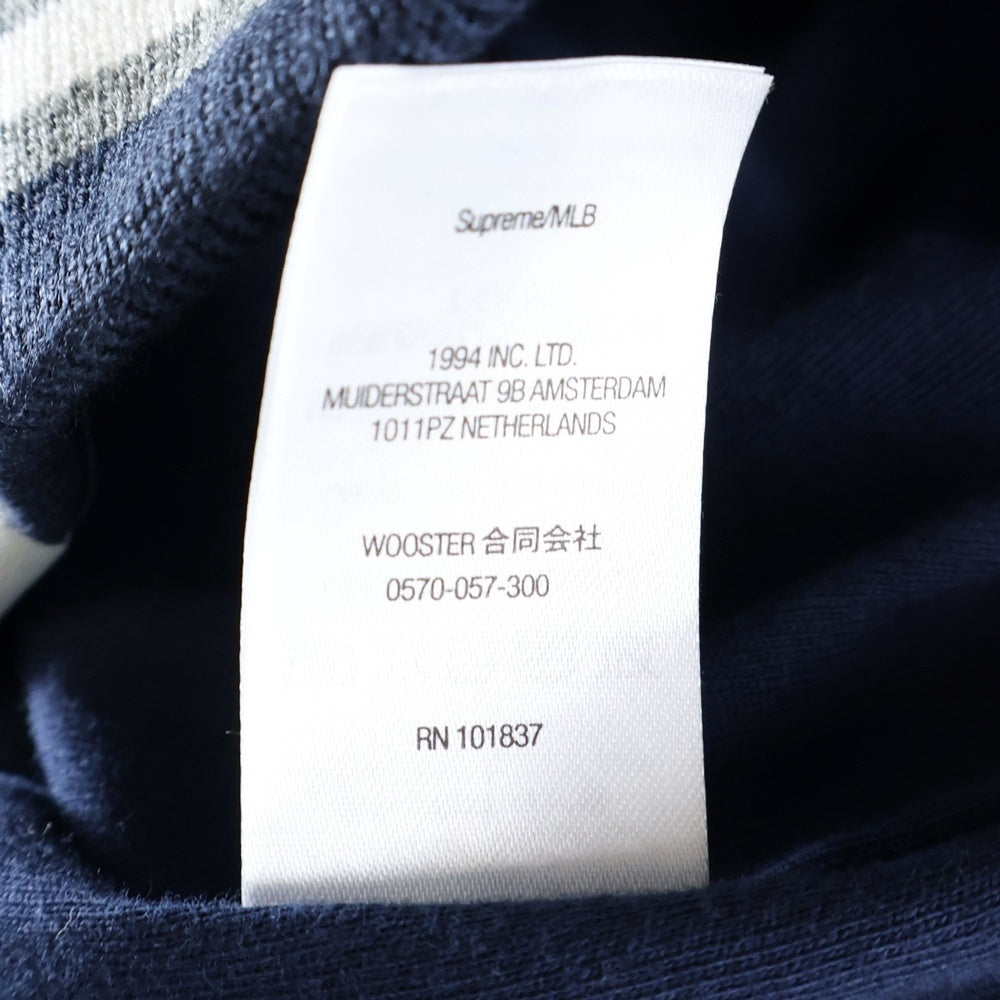SUPREME(シュプリーム) 21AW ×MLB New York Yankees Track Jacket エムエルビー ニューヨークヤンキース トラックジャケット ネイビー/グレー