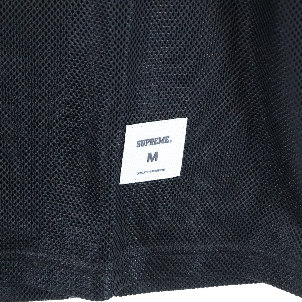 SUPREME(シュプリーム) 20SS Dazzle Mesh S/S Top ロゴ メッシュ 半袖Tシャツ ブラック