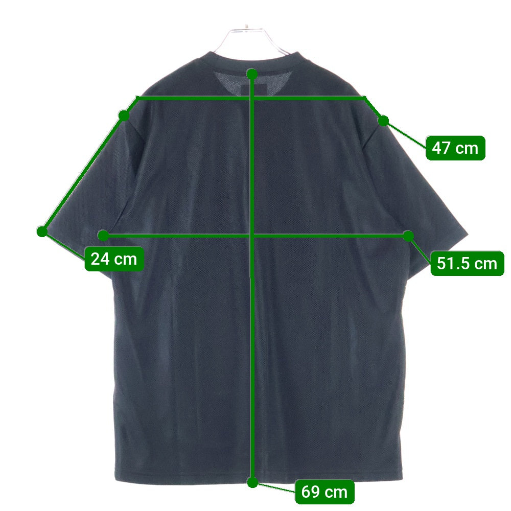 SUPREME(シュプリーム) 20SS Dazzle Mesh S/S Top ロゴ メッシュ 半袖Tシャツ ブラック
