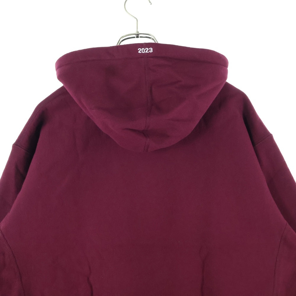 SUPREME(シュプリーム) 23SS Motion Logo Hooded Sweatshirt モーションロゴプリント プルオーバー スウェットパーカー フーディー バーガンディ