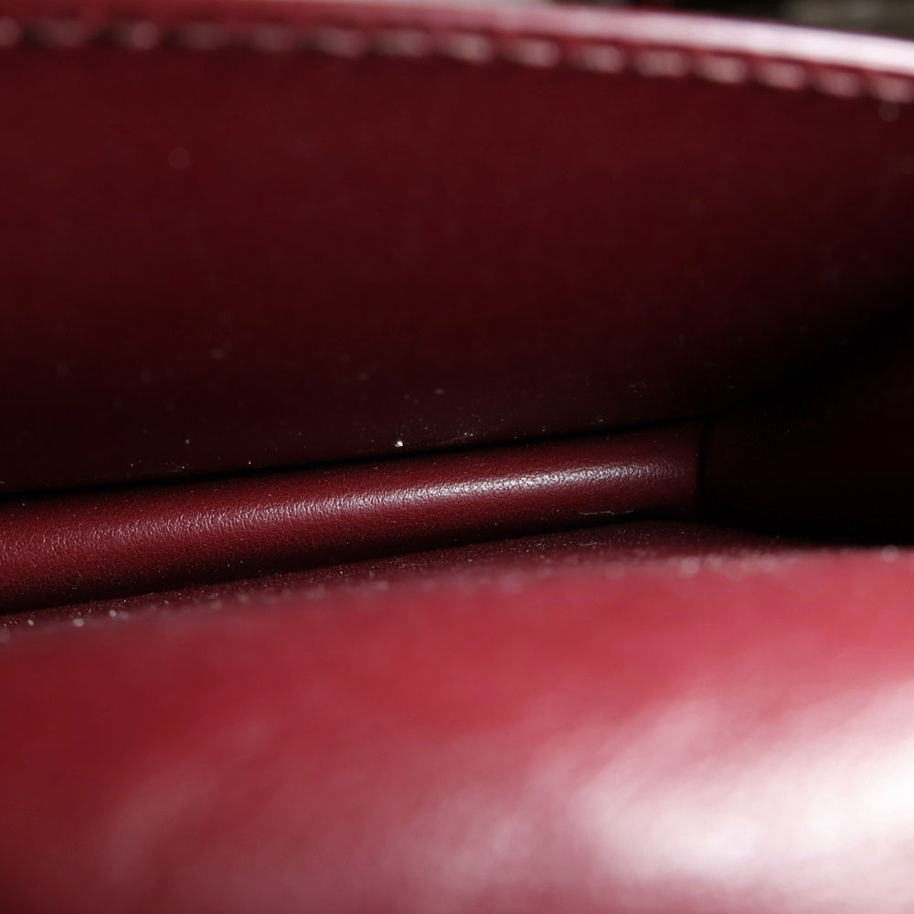 BOTTEGA VENETA(ボッテガヴェネタ) イントレチャート パスケース 名刺入れ レザー バーガンディ 605720