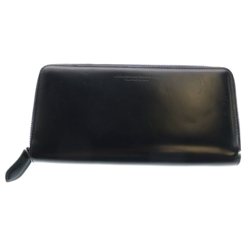 NO BRAND(ノーブランド) The Warmthcrafts-Manufacture CORDOVAN ZIPPED LONG WALLET AA01029grbkG ジウォームスクラフツマニュファクチャー コードバン ジップロングウォレット 長財布