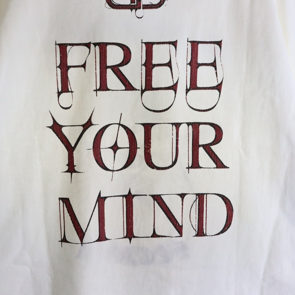 BALENCIAGA(バレンシアガ) 20AW FREE YOUR MIND T-SHIRT フリーマインド 半袖カットソー 半袖Tシャツ ホワイト 641614 TJV78
