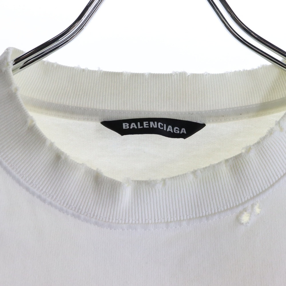 BALENCIAGA(バレンシアガ) 20AW FREE YOUR MIND T-SHIRT フリーマインド 半袖カットソー 半袖Tシャツ ホワイト 641614 TJV78