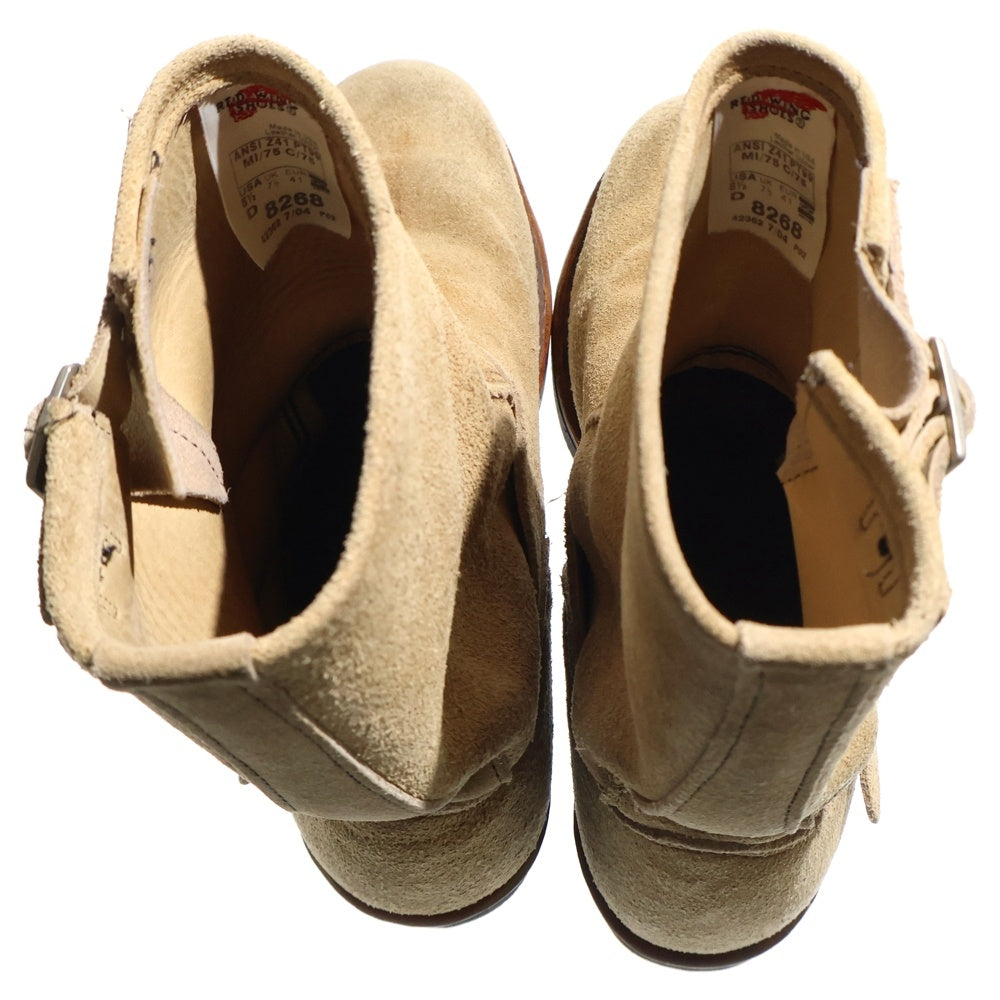 RED WING(レッド ウイング) ENGINEER BOOT 8268 エンジニアブーツ スエード ベージュ