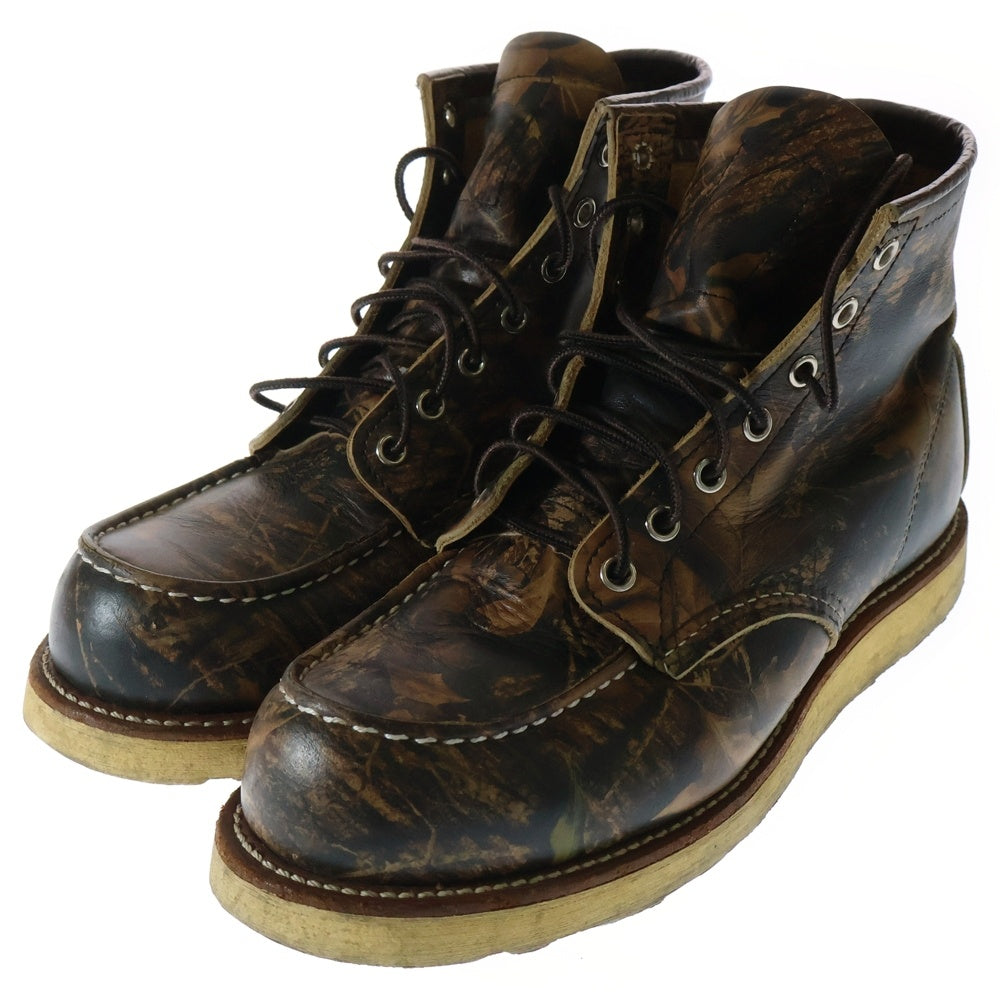 RED WING(レッド ウイング) CLASSIC WORK 6INCH 8884 クラシックワーク ブーツ リアルツリーカモ オーク ブラウン
