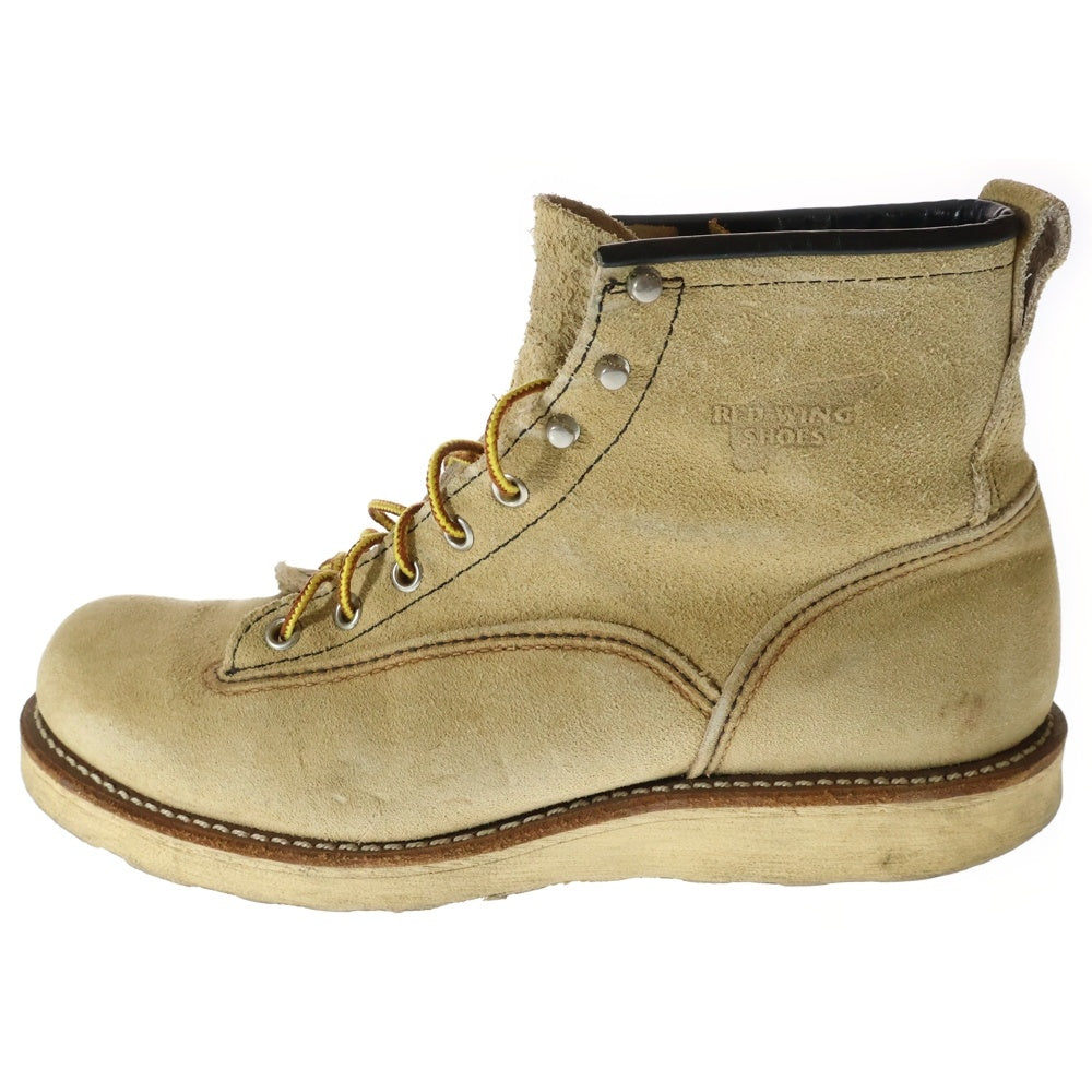 RED WING(レッド ウイング) LINEMAN BOOTS 2908 ラインマン スエード ワークブーツ ベージュ