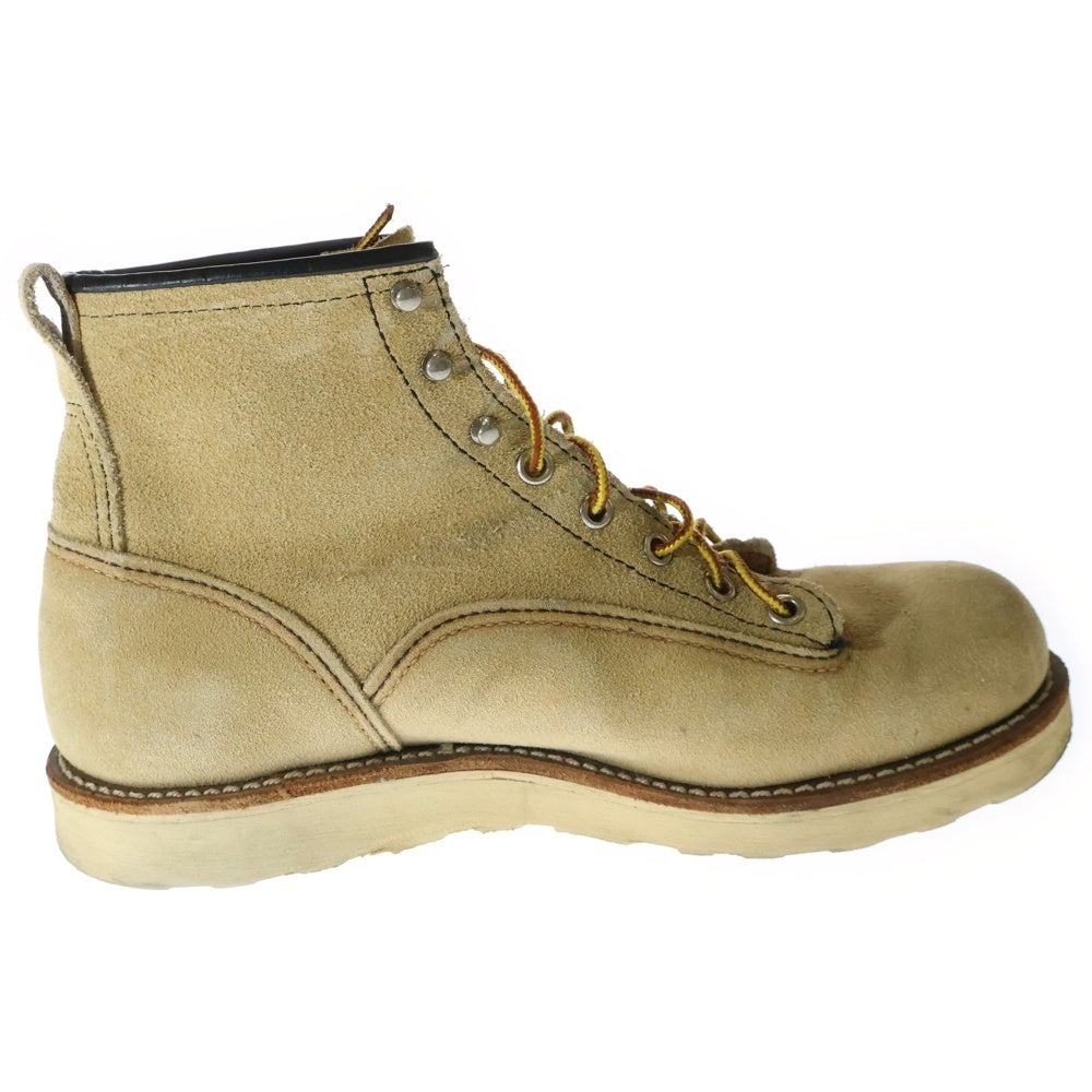 RED WING(レッド ウイング) LINEMAN BOOTS 2908 ラインマン スエード ワークブーツ ベージュ