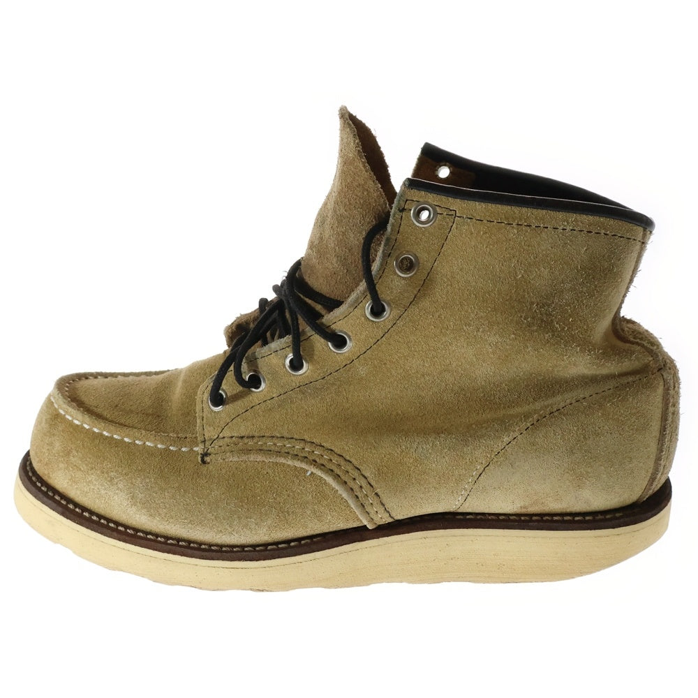 RED WING(レッド ウイング) IRISH SETTER 6INCH MOC TOE BOOT アイリッシュセッター スエード モックトゥブーツ ベージュ