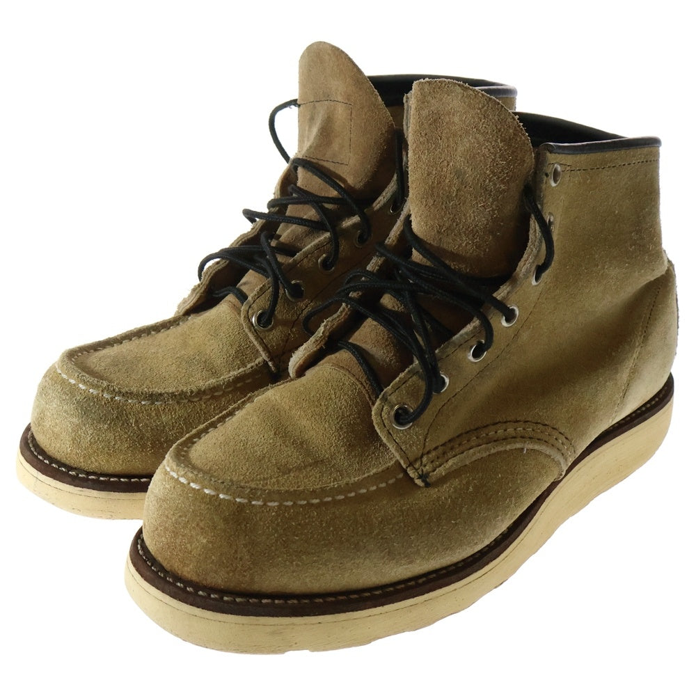 RED WING(レッド ウイング) IRISH SETTER 6INCH MOC TOE BOOT アイリッシュセッター スエード モックトゥブーツ ベージュ