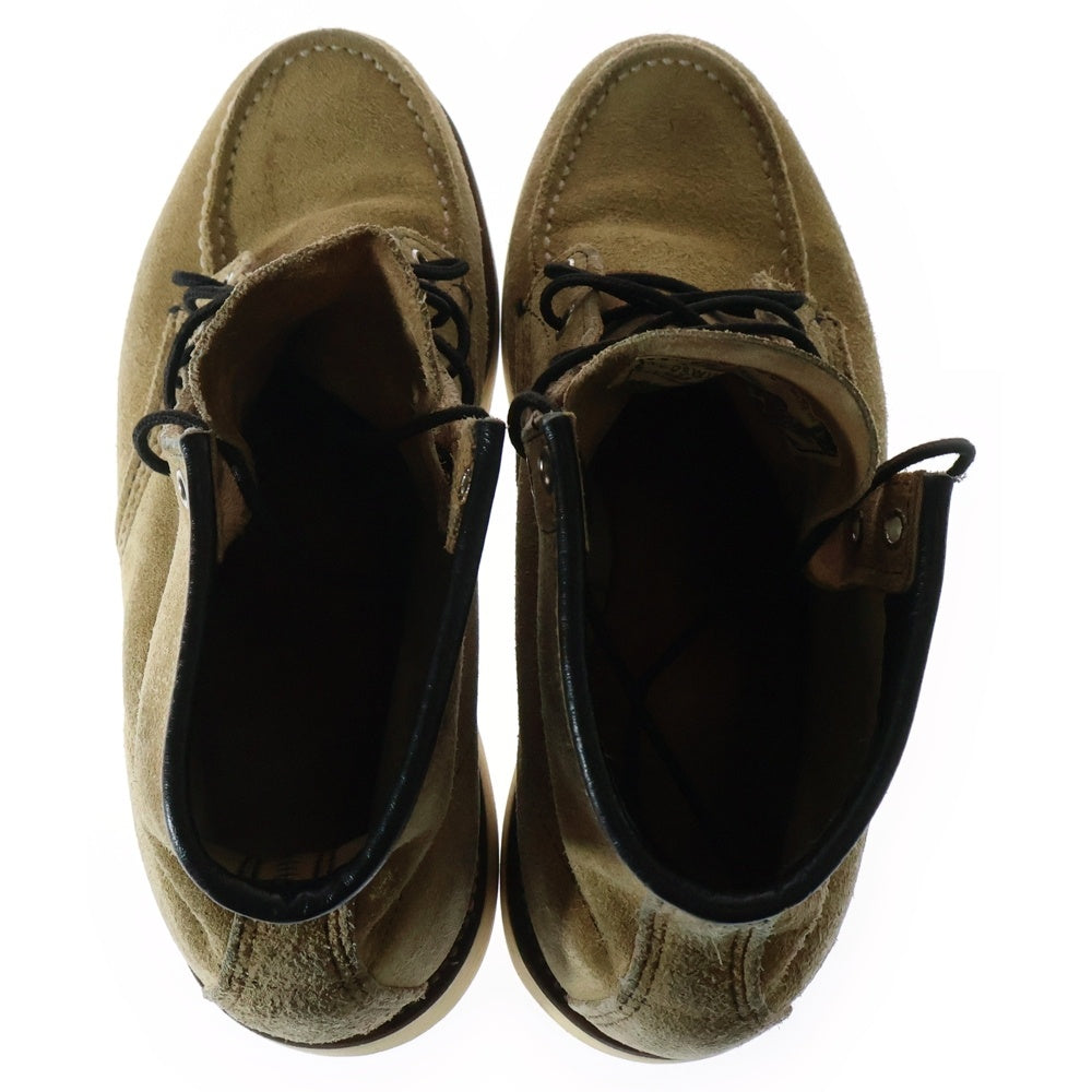 RED WING(レッド ウイング) IRISH SETTER 6INCH MOC TOE BOOT アイリッシュセッター スエード モックトゥブーツ ベージュ