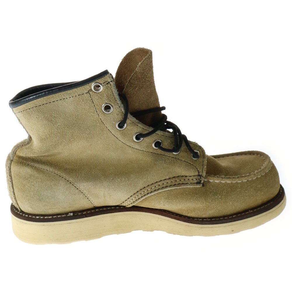 RED WING(レッド ウイング) IRISH SETTER 6INCH MOC TOE BOOT アイリッシュセッター スエード モックトゥブーツ ベージュ