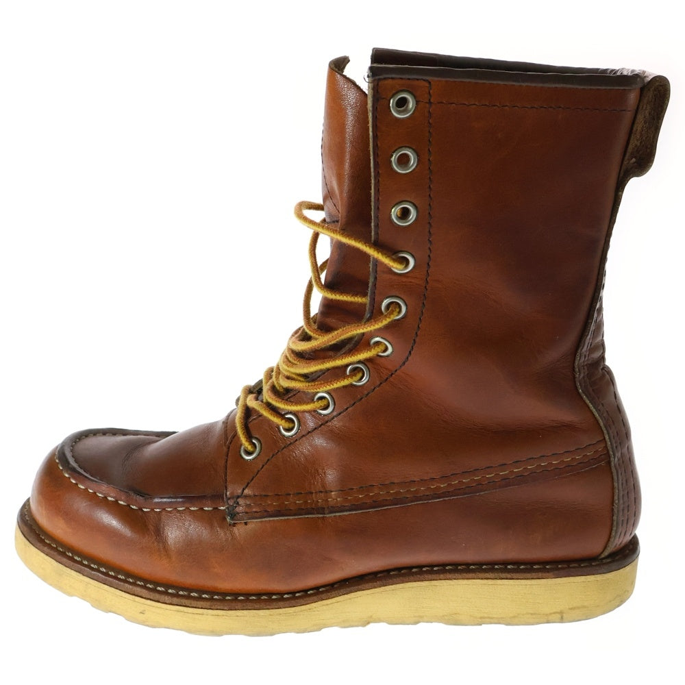 RED WING(レッド ウイング) 8-INCH CLASSIC MOC 877 羽根タグ 8インチ クラシックモック ブーツ ブラウン
