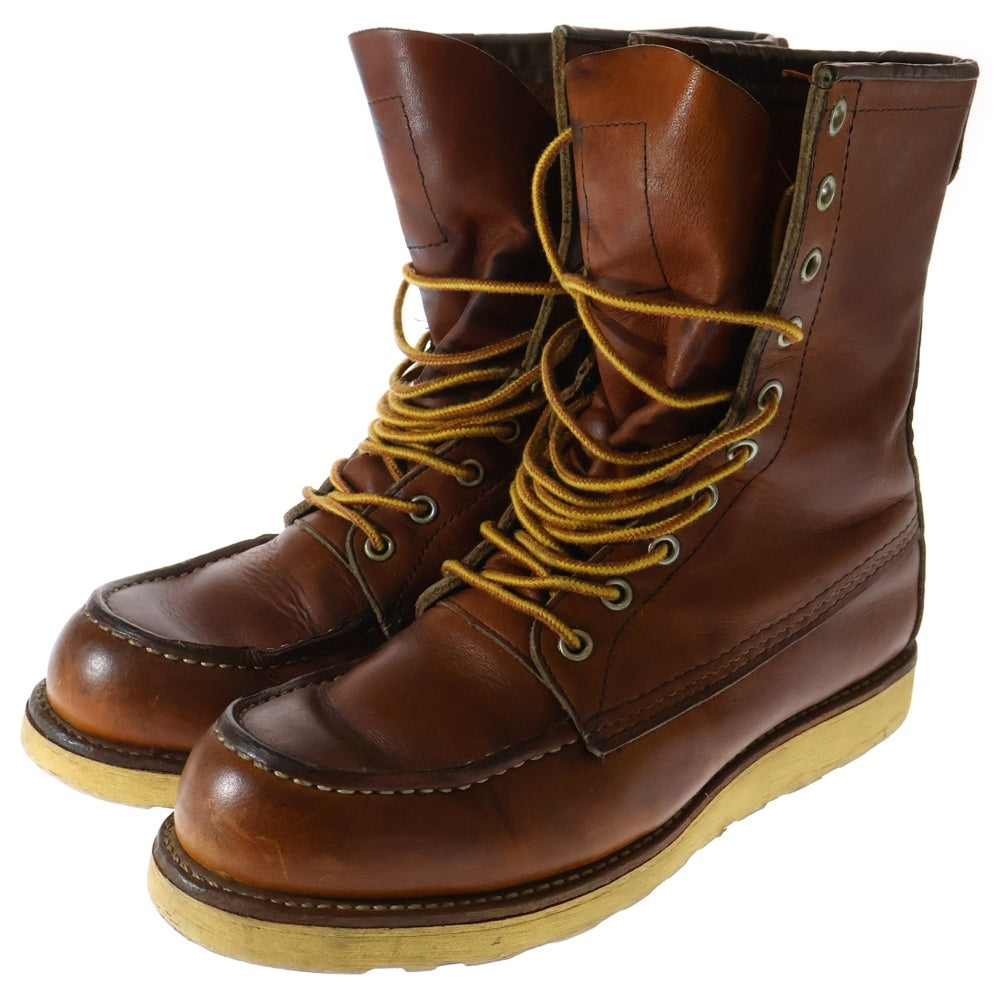 RED WING(レッド ウイング) 8-INCH CLASSIC MOC 877 羽根タグ 8インチ クラシックモック ブーツ ブラウン
