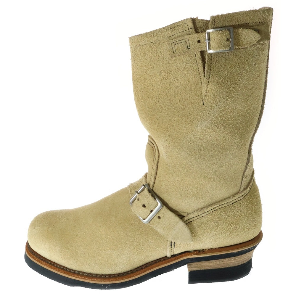 RED WING(レッド ウイング) ENGINEER BOOT 8268 エンジニアブーツ スエード ベージュ
