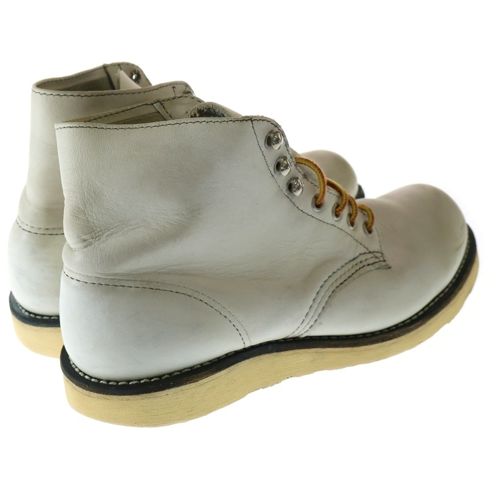 RED WING(レッド ウイング) BEAMS別注 刺繍羽根タグ アイリッシュセッター プレーントゥ ブーツ ホワイト