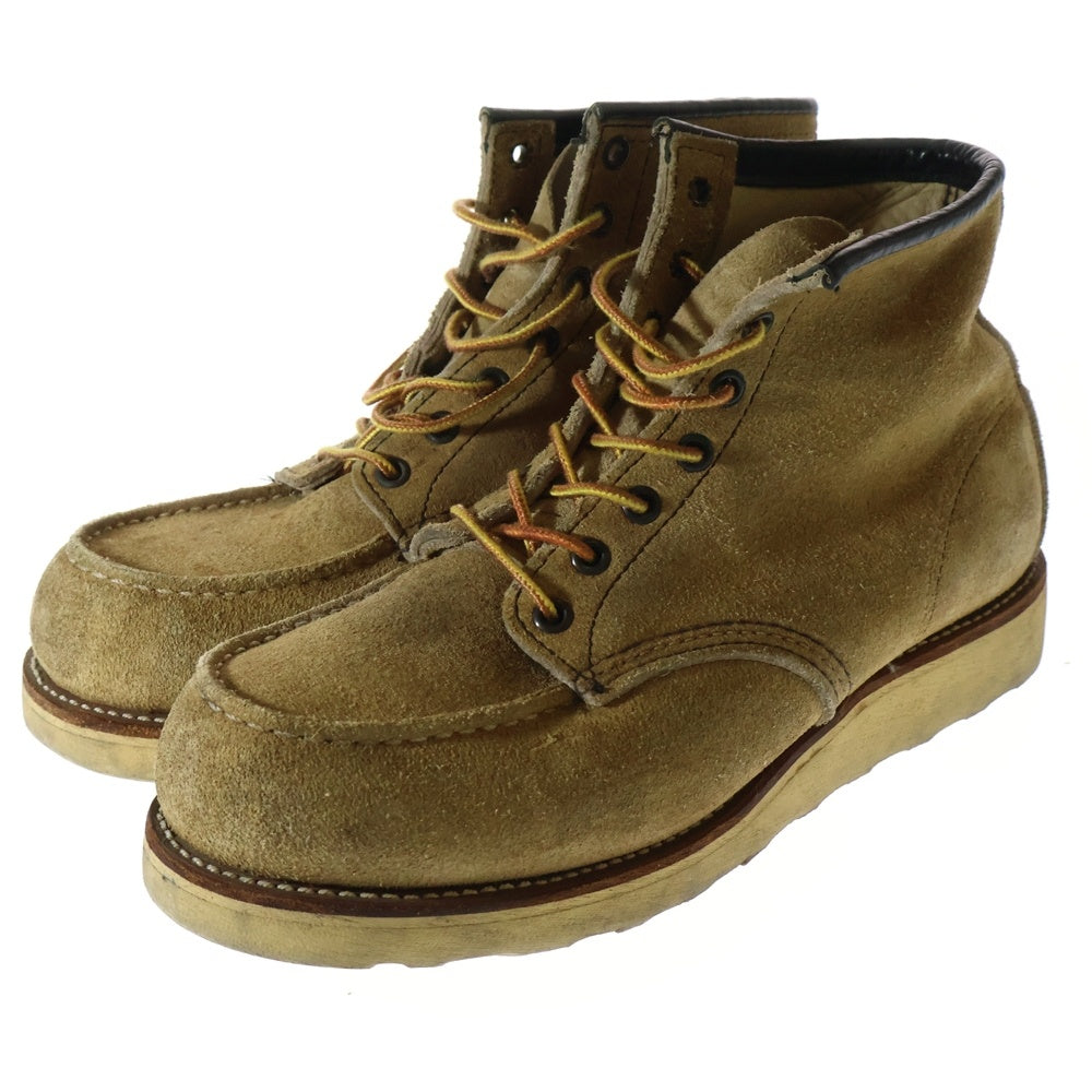 RED WING(レッド ウイング) IRISH SETTER 6INCH MOC TOE BOOT 875 アイリッシュセッター スエード モックトゥブーツ ブラウン