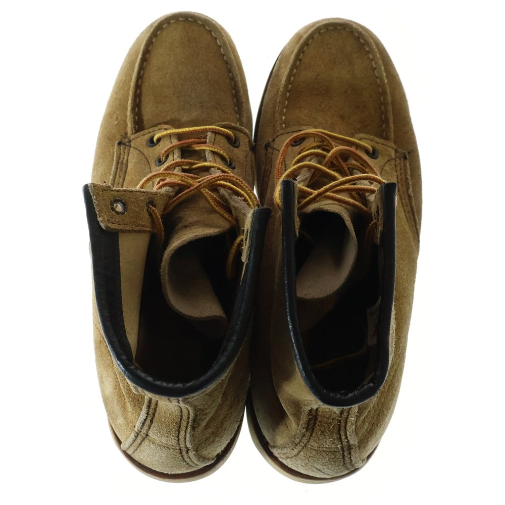 RED WING(レッド ウイング) IRISH SETTER 6INCH MOC TOE BOOT 875 アイリッシュセッター スエード モックトゥブーツ ブラウン
