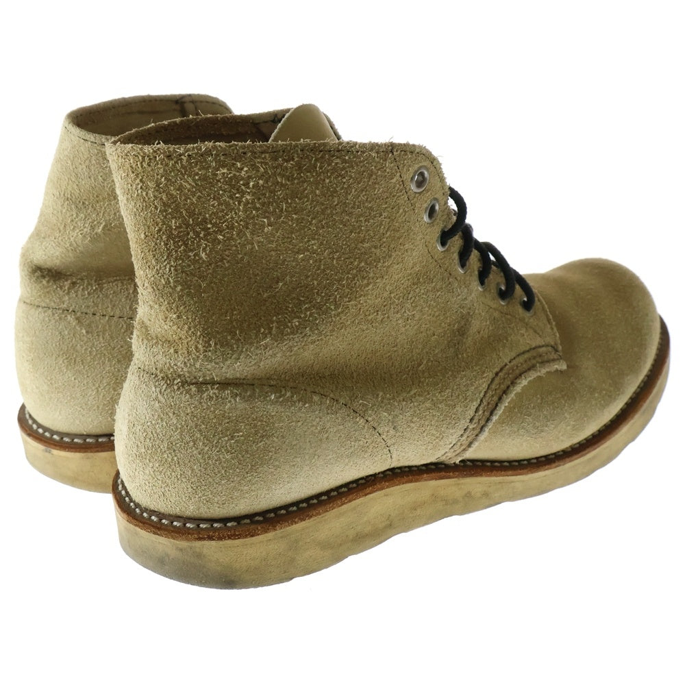 RED WING(レッド ウイング) CLASSIC ROUND TOE 6INCH 8167 クラシックラウンドトゥ スエードブーツ ベージュ